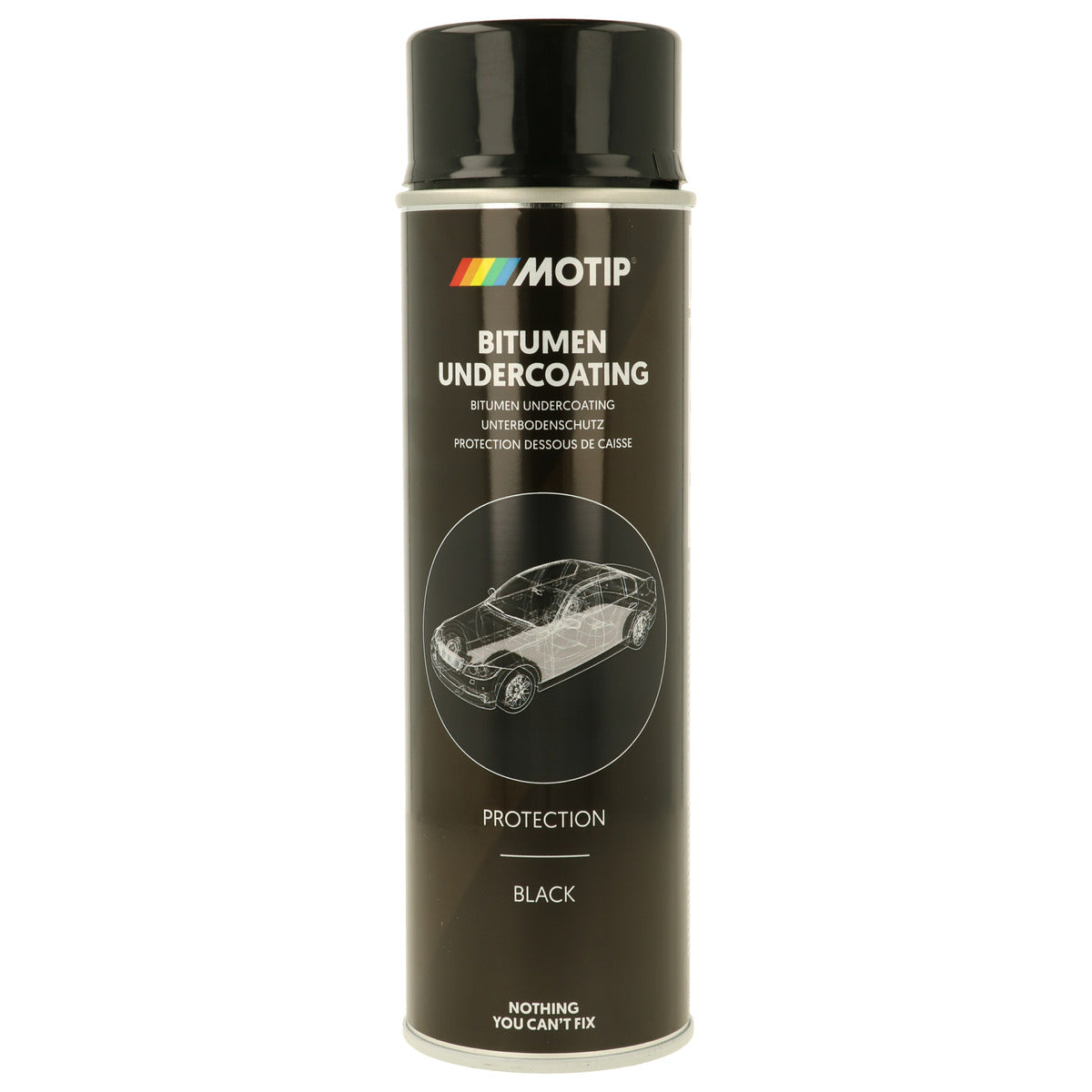 ANTIGRAVILLONS BITUME NOIR AEROSOL 500ML MOTIP