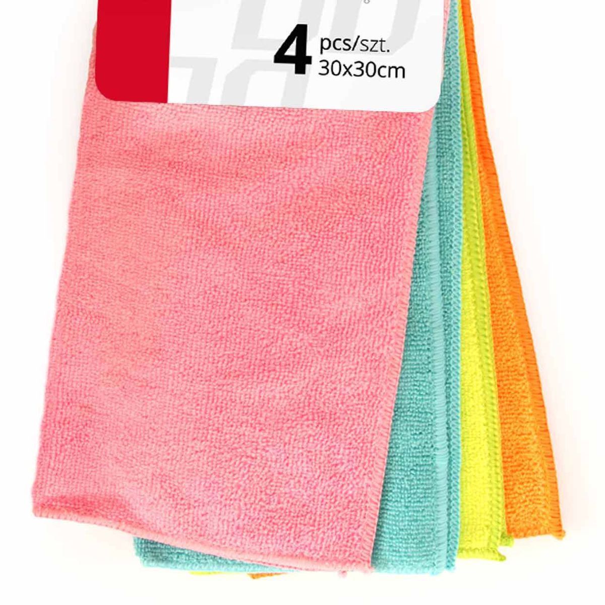PACK 4 CHIFFONS MICROFIBRE 30X30CM - AMIO