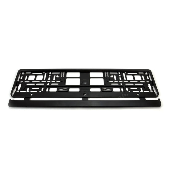 SUPPORT DE PLAQUE D'IMMATRICULATION NOIR AMIO