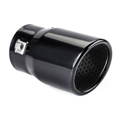EMBOUT D'ÉCHAPPEMENT EN ACIER INOXYDABLE NOIR MT 017B AMIO