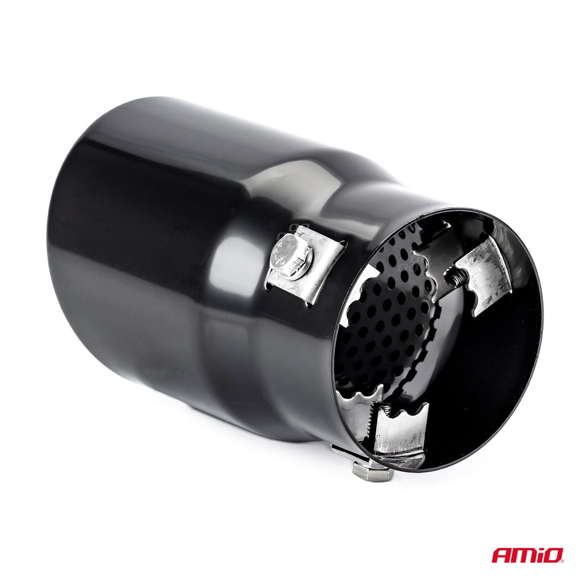 EMBOUT D'ÉCHAPPEMENT EN ACIER INOXYDABLE NOIR MT 017B AMIO