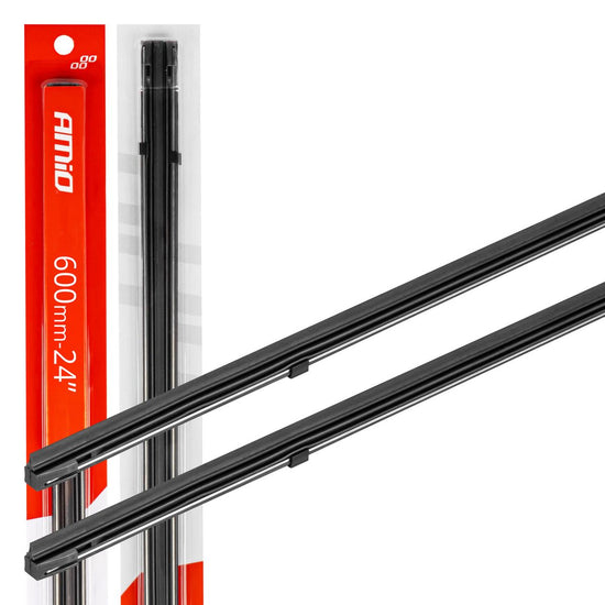 LAME DE RECHANGE POUR ESSUIE-GLACE 600MM - 2PCS AMIO