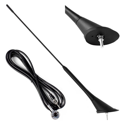 ANTENNE DE TOIT UNIVERSELLE 40 CM AMIO CABLE 3M AVEC DIN AMIO