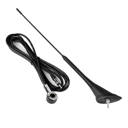 ANTENNE DE TOIT UNIVERSELLE 40 CM AMIO CABLE 3M AVEC DIN AMIO