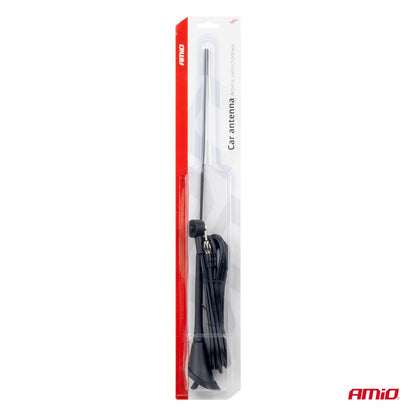 ANTENNE DE TOIT UNIVERSELLE 40 CM AMIO CABLE 3M AVEC DIN AMIO