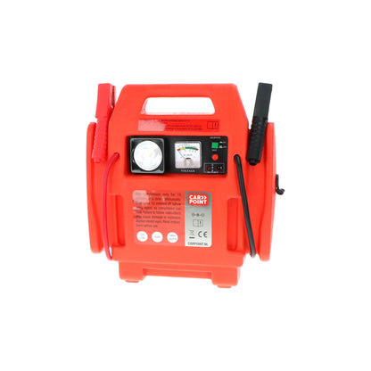 BOOSTER/DEMARREUR 12V/17AH/400A AVEC COMPRESSEUR D'AIR 18 BARS CARPOINT