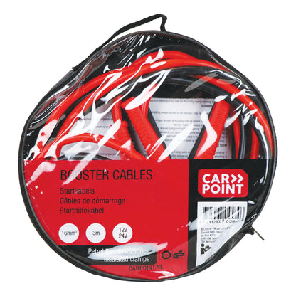 CABLES DE DEMARRAGE 16MM² TUV/GS/DIN 3M (PINCES  ISOLEES) CARPOINT