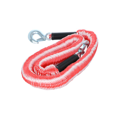 CABLE DE REMORQUAGE AVEC CROCHETS DE SECURITE STRETCH 1,5M A 4M 2800KG MAX CARPOINT