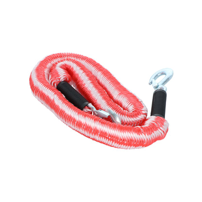 CABLE DE REMORQUAGE AVEC CROCHETS DE SECURITE STRETCH 1,5M A 4M 2800KG MAX CARPOINT