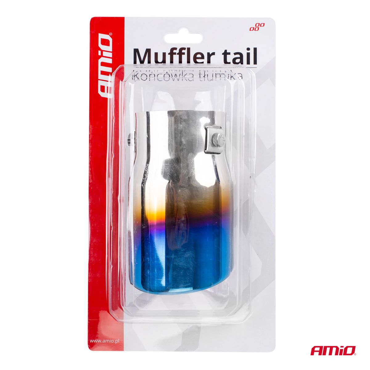EMBOUT D'ÉCHAPPEMENT EN INOX MT 017BLC AMIO