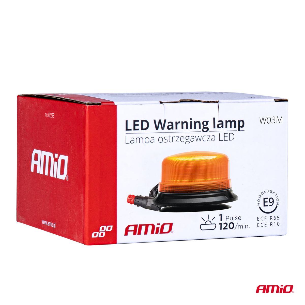 AMiO Gyrophare magnétique W03M 36 LED 12/24 V | 02295