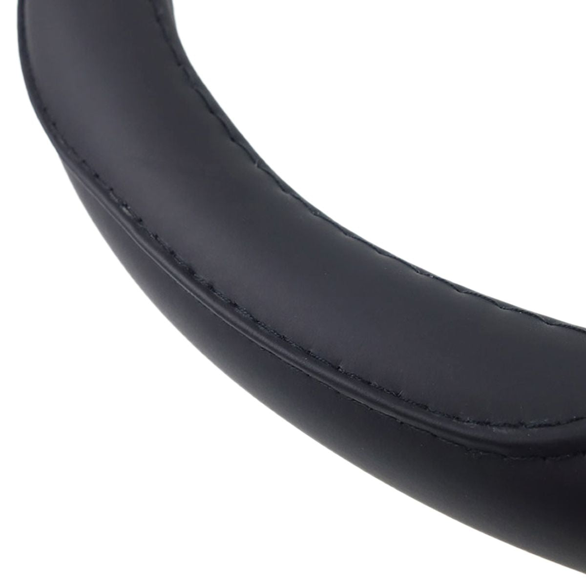 COUVRE VOLANT NOIR AVEC MEPLAT 37-39CM AMIO