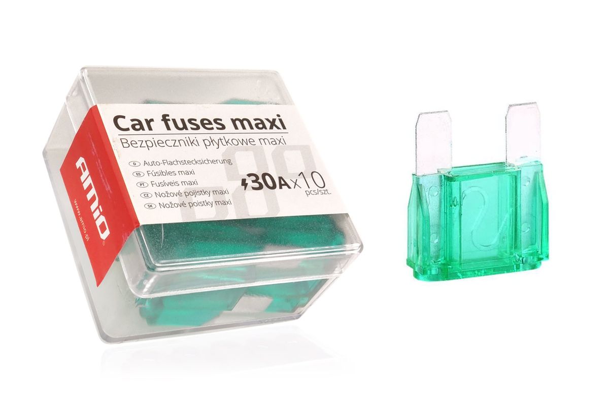 BOITE DE 10 FUSIBLES MAXI 30A AMIO