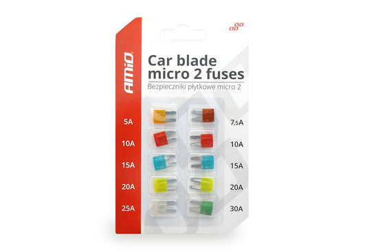 FUSIBLES MICRO 2 5A À 30A 10PCS AMIO