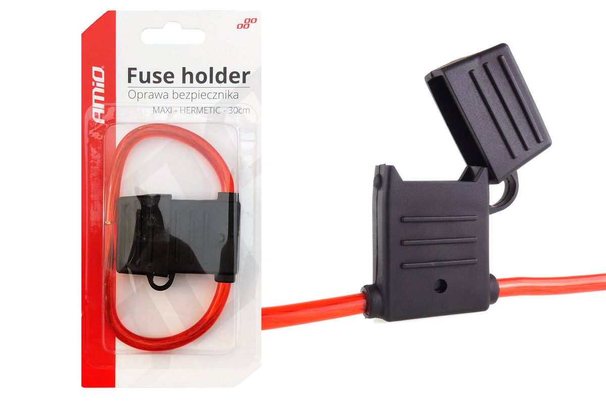 PORTE-FUSIBLE MAXI AVEC CÂBLE 30 CM AMIO