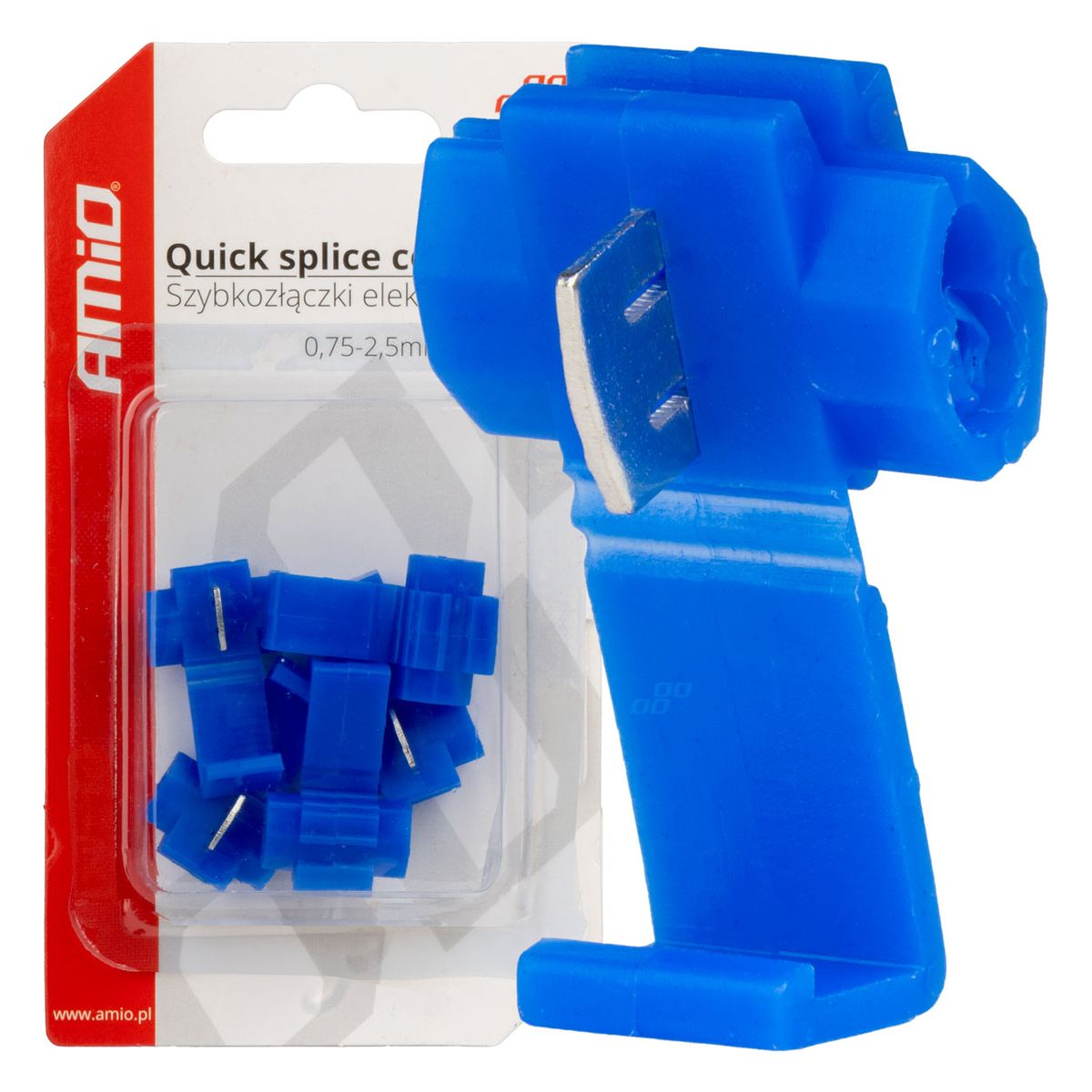 COSSE CONNECTEUR RAPIDE 0,75-2,5MM2 15A 5PCS AMIO
