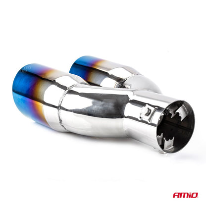 EMBOUT D'ÉCHAPPEMENT DOUBLE MT 022BLC AMIO