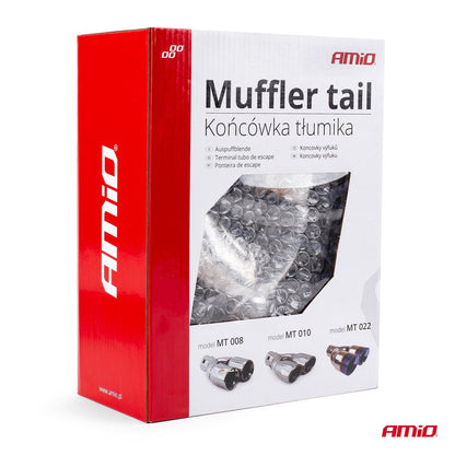 EMBOUT D'ÉCHAPPEMENT DOUBLE MT 022BLC AMIO