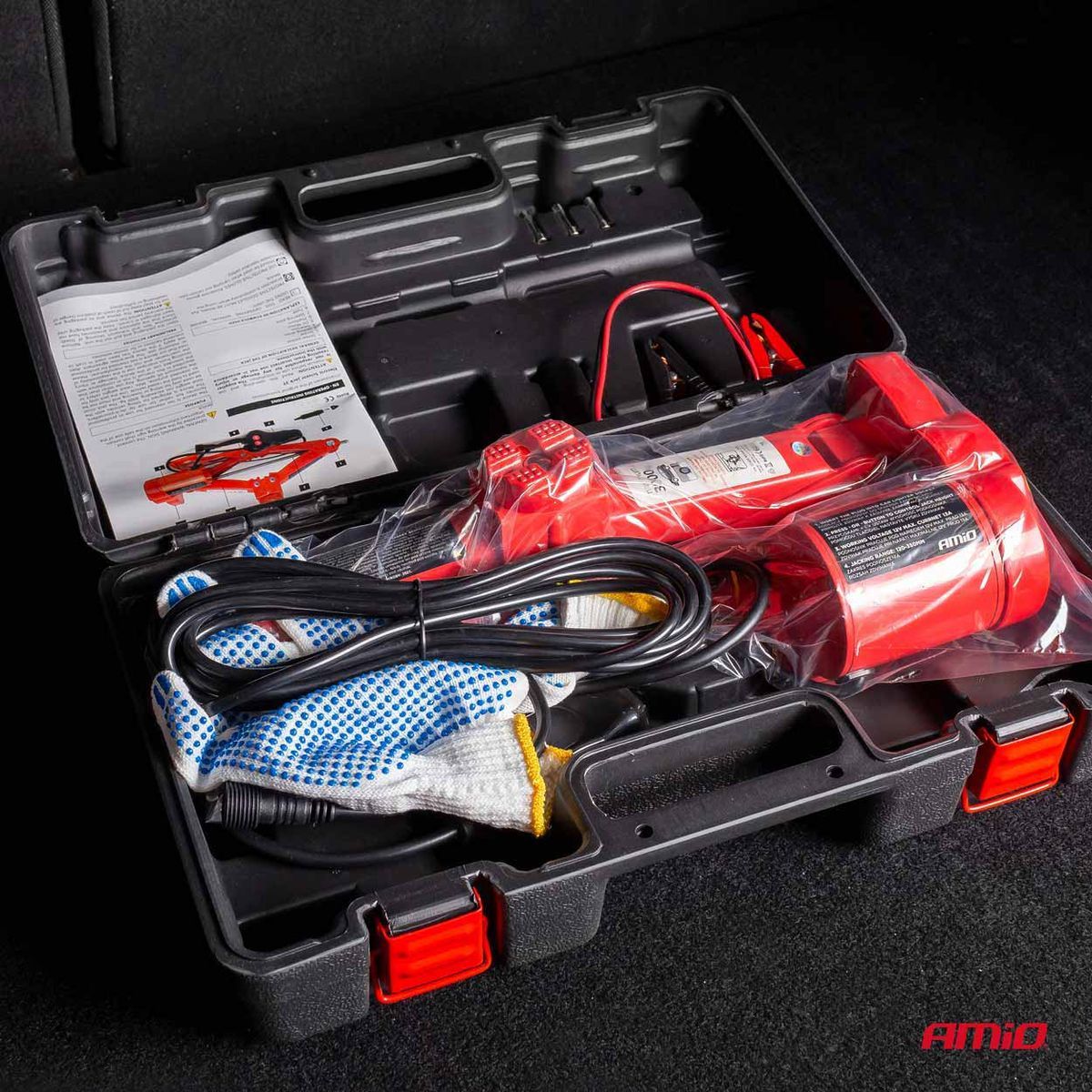 CRIC ELECTRIQUE 3T AVEC TELECOMMANDE ET KIT DE REPARATION AMIO