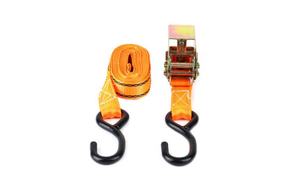 AMiO Lot de 4 sangles à cliquet 700 kg, 25 mm × 4,5 m | 02496
