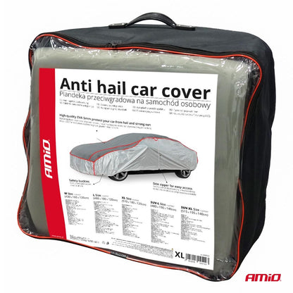BACHE ANTI-GRELE MATELASSEE EPAISSEUR 5MM 510X177X120CM AVEC ZIP TAILLE XL AMIO