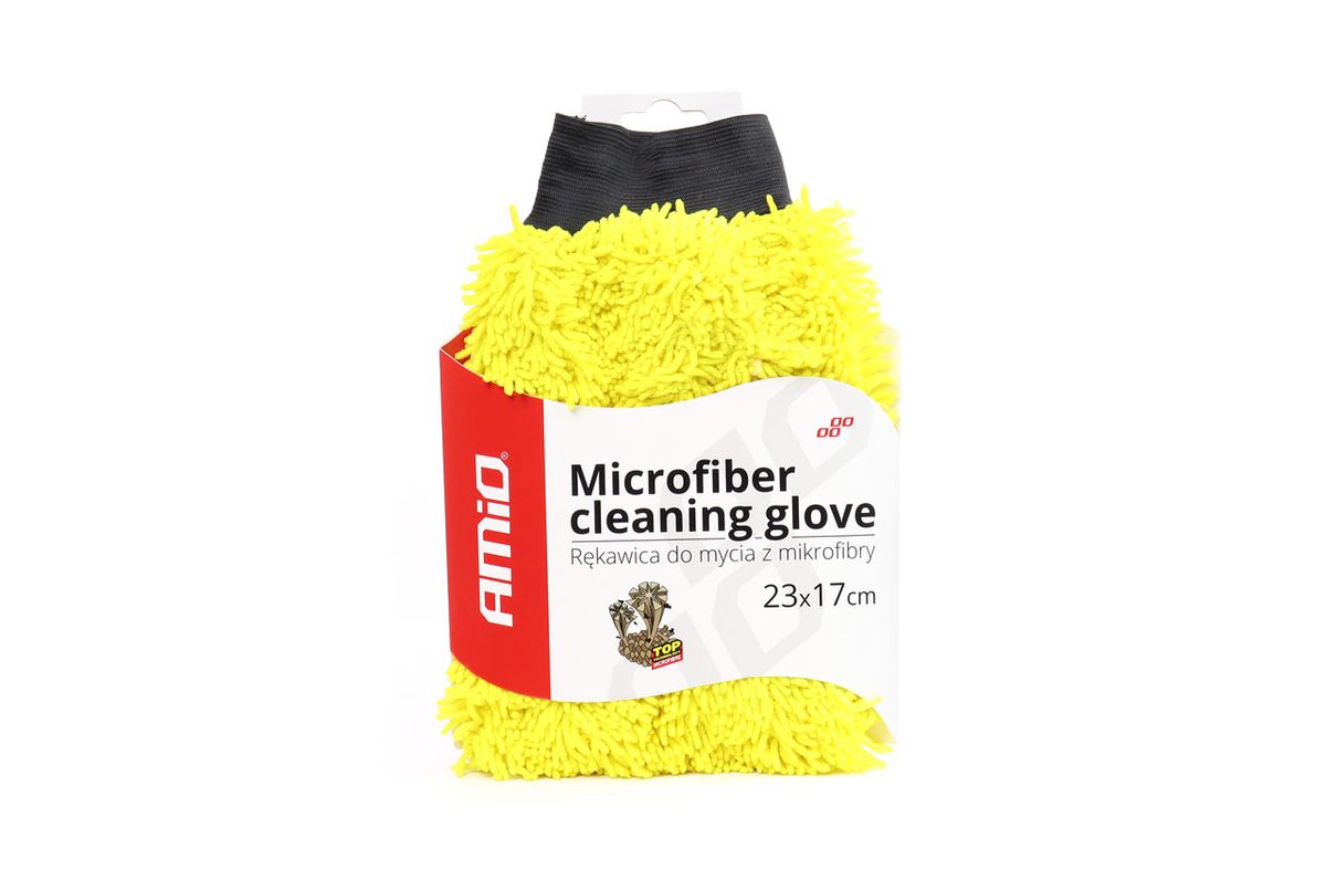 GANT MICROFIBRE JAUNE 23X17CM 71G AMIO
