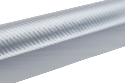 FEUILLE 3D EN FIBRE DE CARBONE ARGENT 30CM x 150CM AMIO