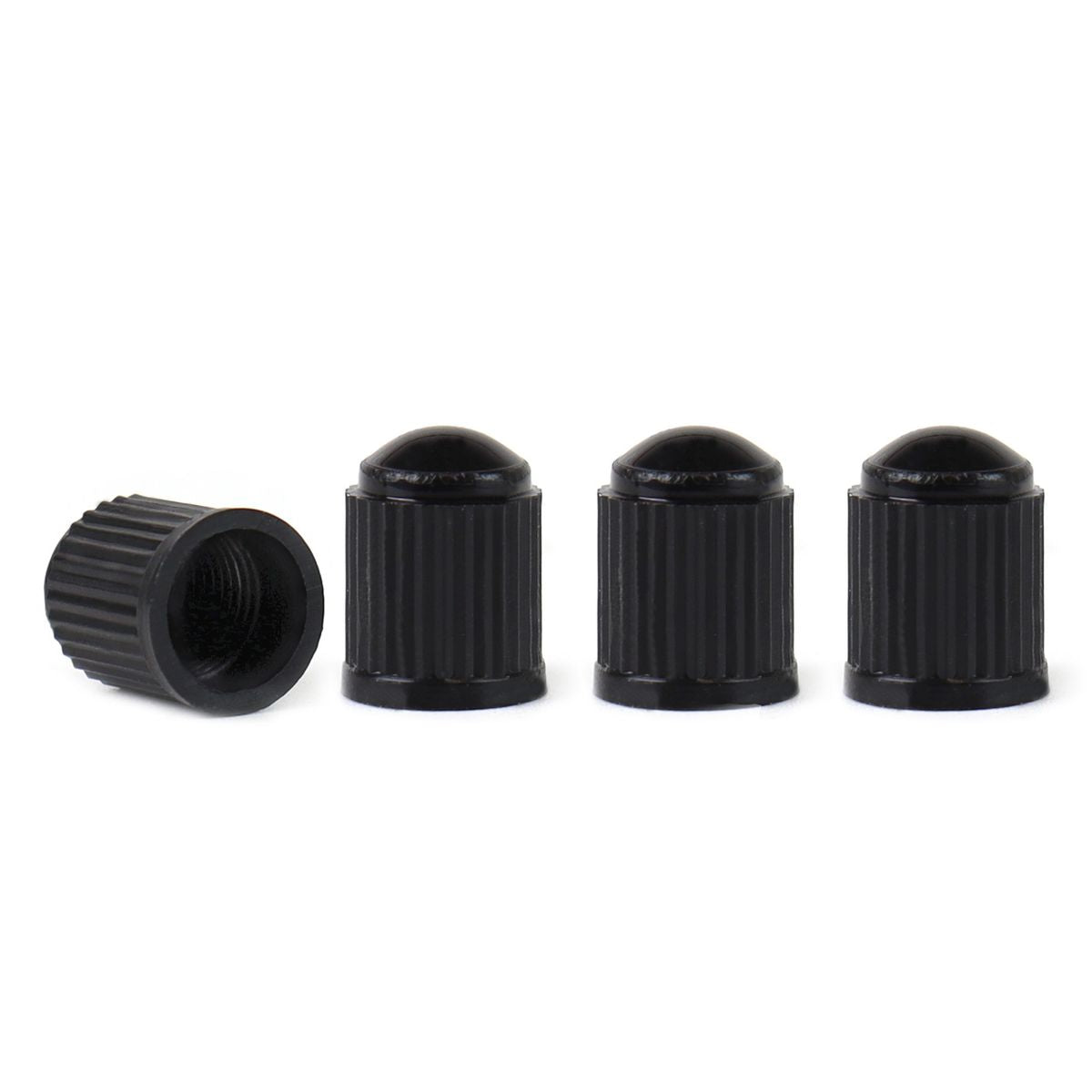 BOUCHONS DE VALVES EN PLASTIQUE NOIR 4PCS AMIO