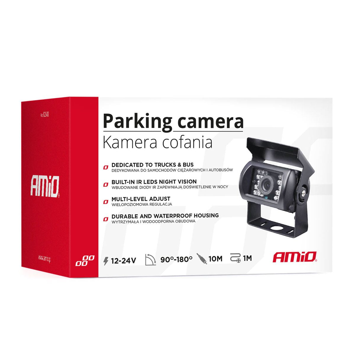 CAMÉRA DE RECUL AVEC VISION NOCTURNE INFRAROUGE  HD-501  AMIO