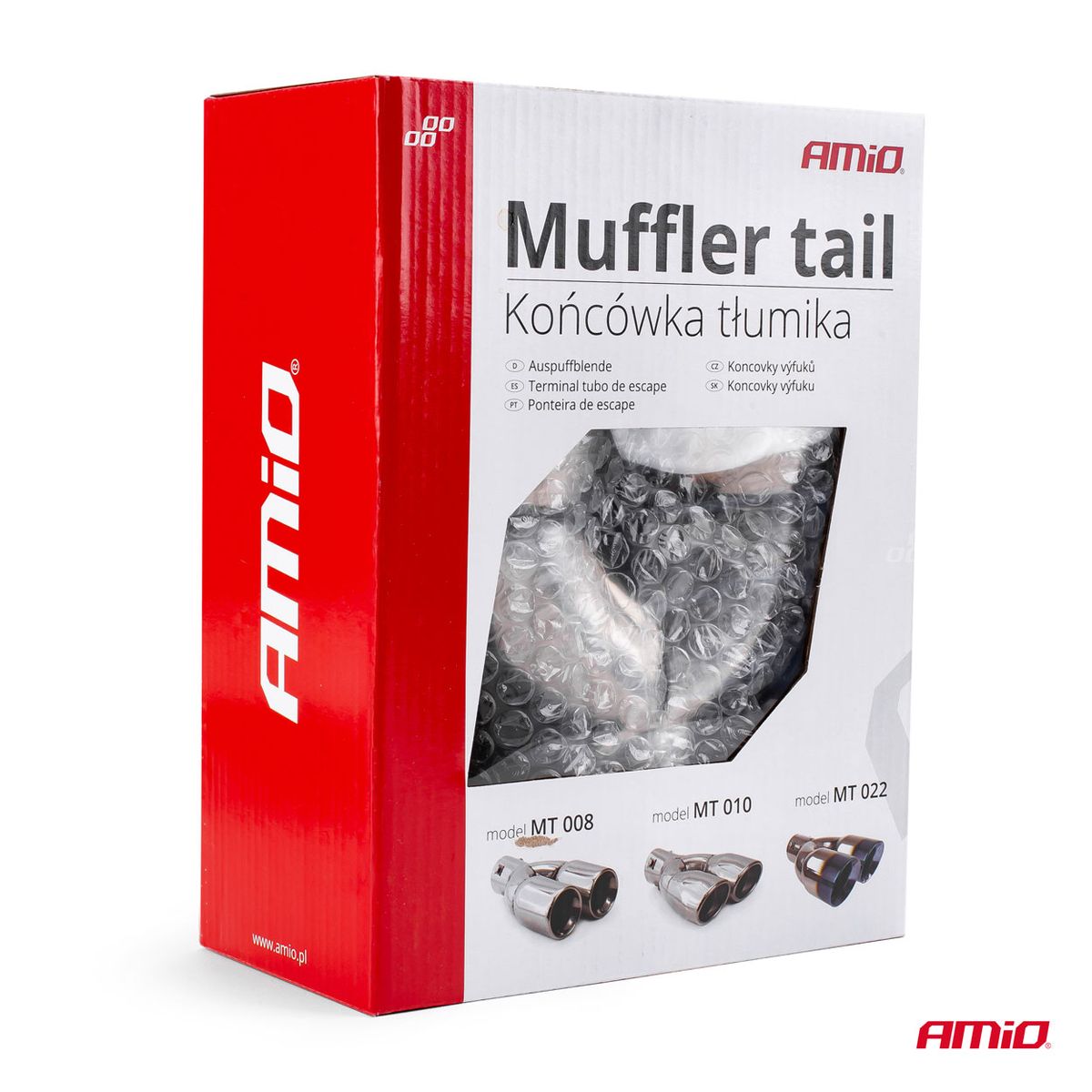 EMBOUT D'ÉCHAPPEMENT DOUBLE MT 022BLC AMIO