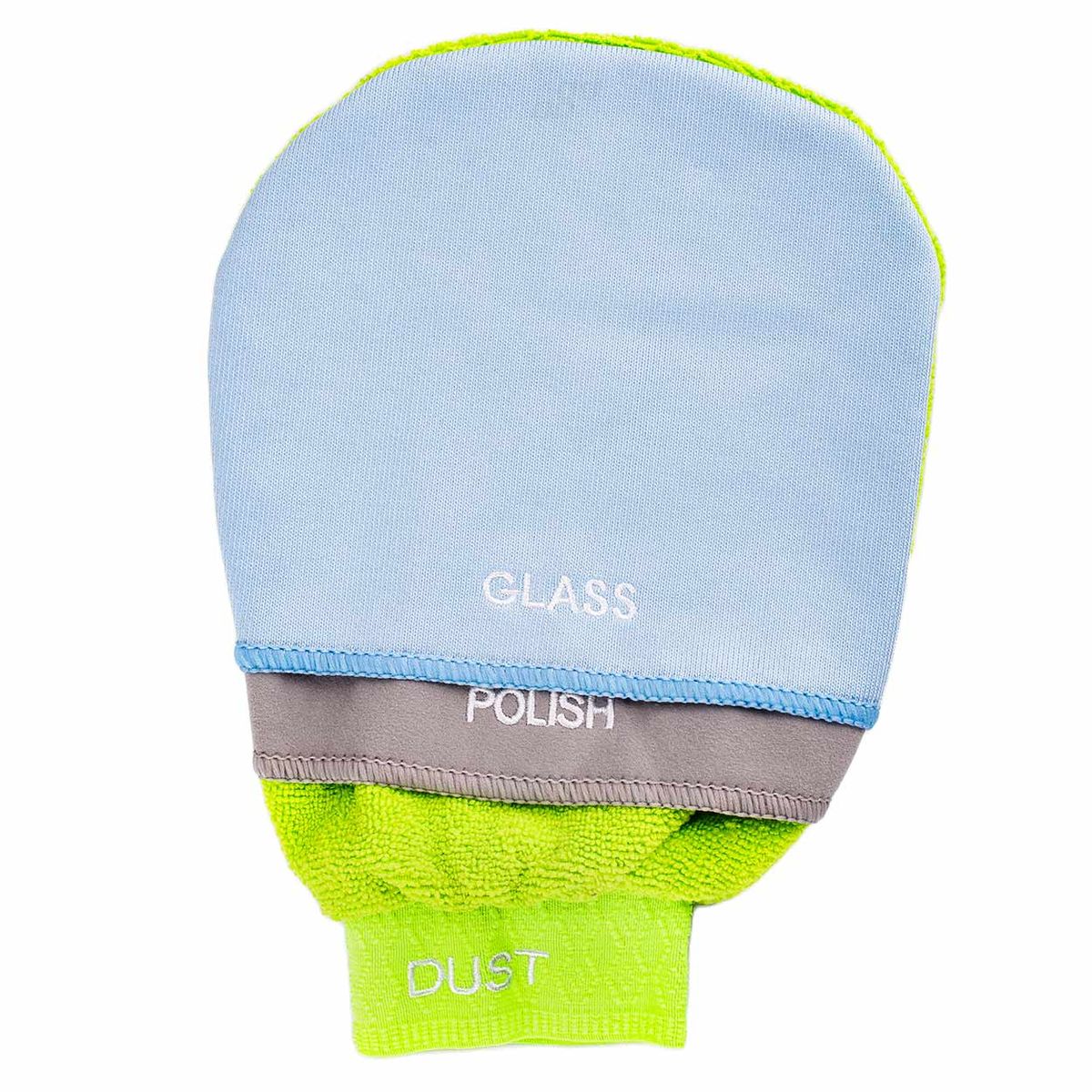 GANT DE NETTOYAGE EN MICROFIBRE 3EN1 VITRE POLISH POUSSIERE 25X17CM AMIO
