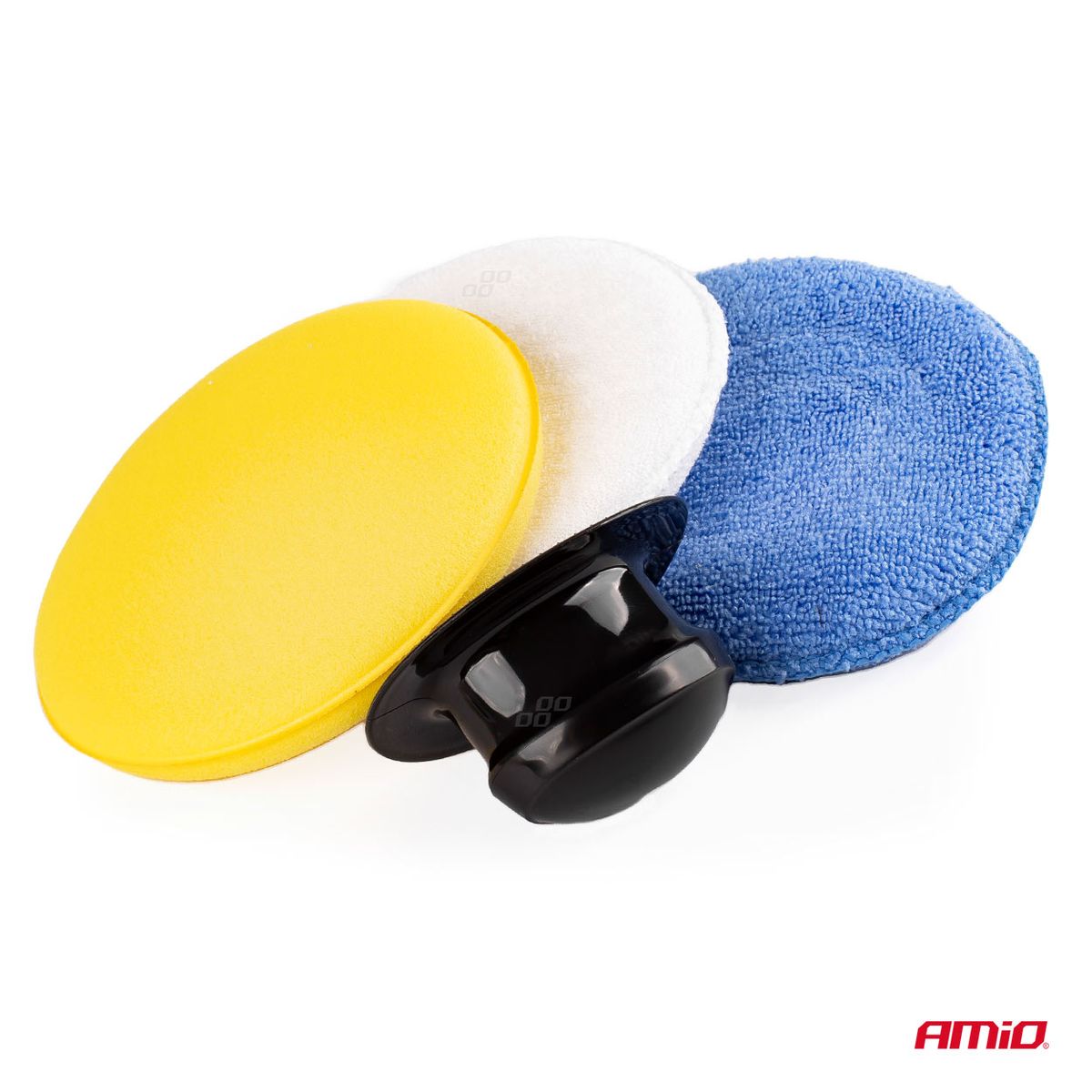 JEU DE 3 TAMPONS DE NETTOYAGE AVEC POIGNEE DIAM 125 MM AMIO