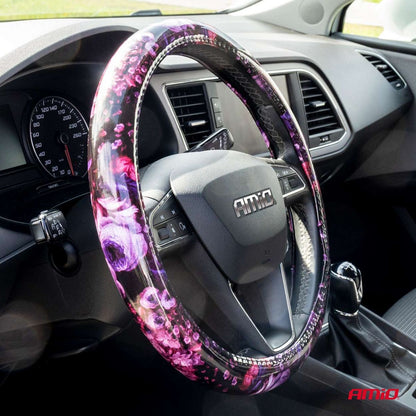 COUVRE VOLANT PSYCHEDELIQUE 37-39CM AMIO