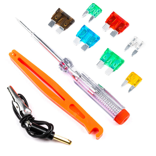 COFFRET DE FUSIBLES AVEC TESTEUR ET EXTRACTEUR 150 PCS AMIO