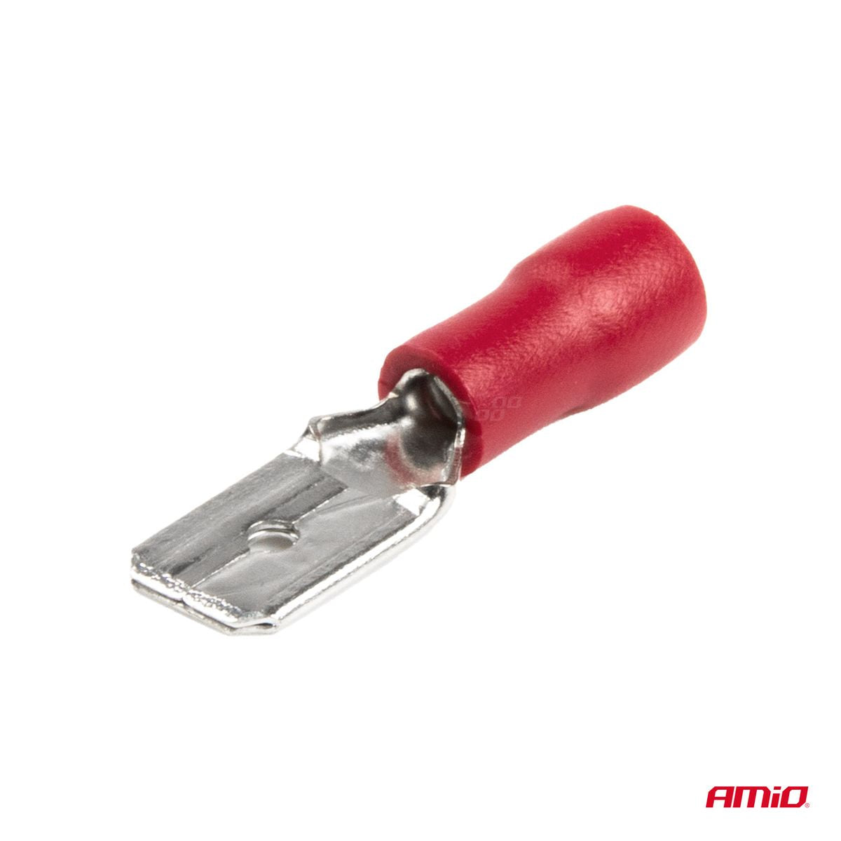 COSSES CLIP PLATES MÂLE ROUGE 6.3MM 0.5-1.5MM2 10A 10 PCS AMIO