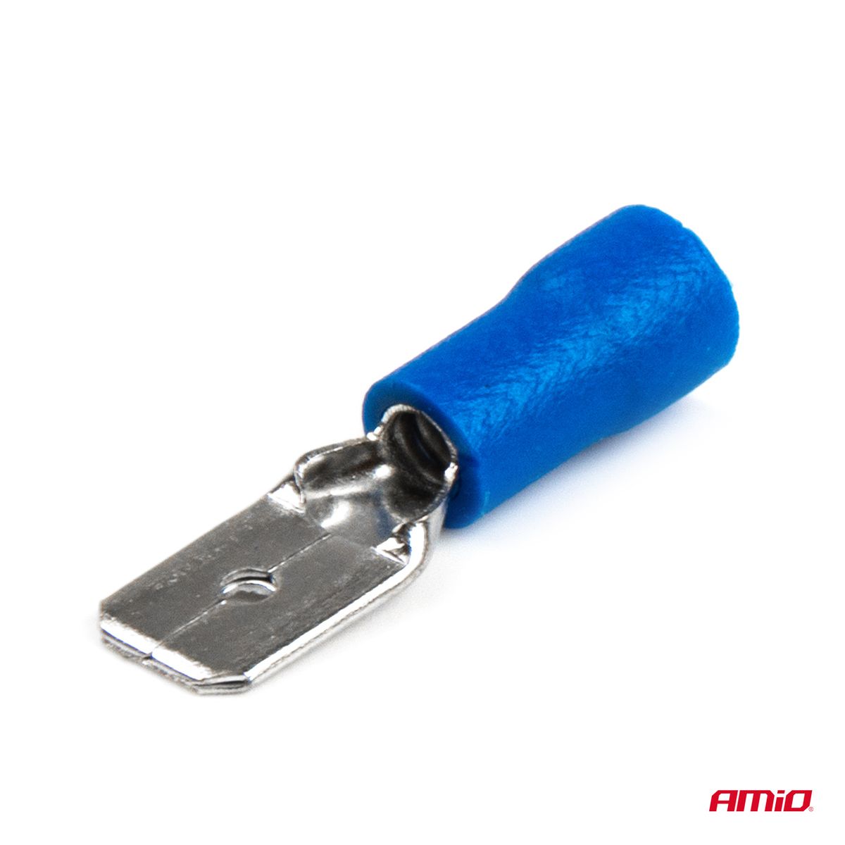 COSSES PLATES MÂLE BLEUE 6.35MM 1.5-2.5MM2 15A 10 PCS AMIO