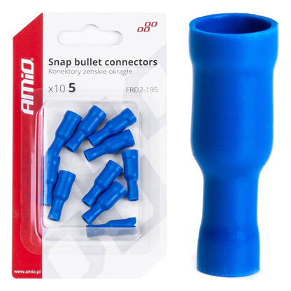 CONNECTEURS BLEUS 10PCS AMIO