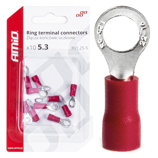 COSSES OEILLET ROUGE RV 1.25-5 10 PCS AMIO