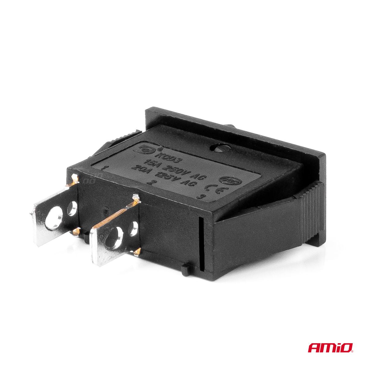 INTERRUPTEUR RECTANGULAIRE 12V 20A ON/OFF TROU MONTAGE 10X26MM AMIO