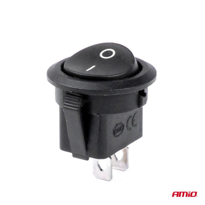 INTERRUPTEUR ROND 12V 20A ON/OFF AMIO