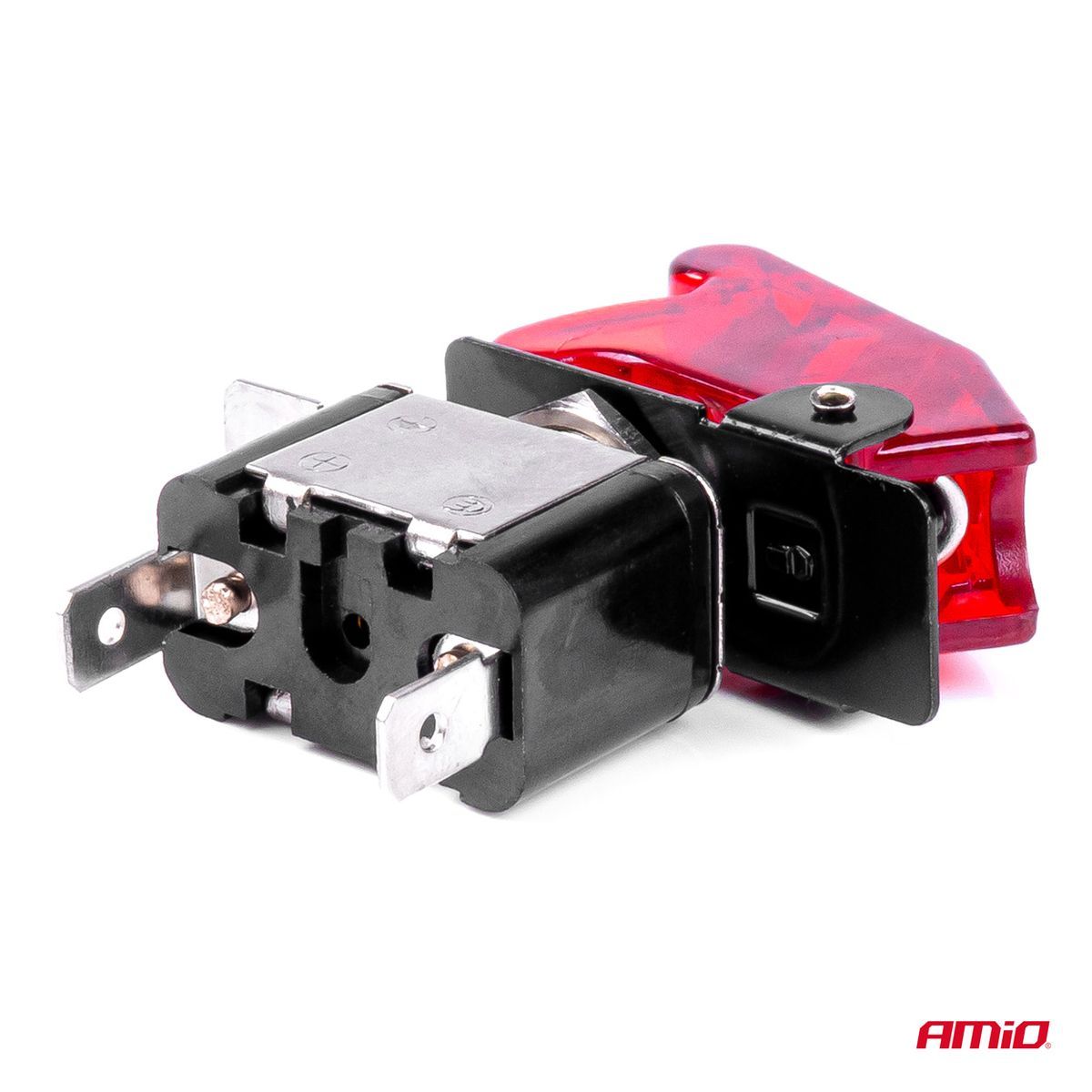 INTERRUPTEUR TOP GUN STYLE ROUGE (ILLUMINÉ) 12/24V 20A ON/OFF AMIO