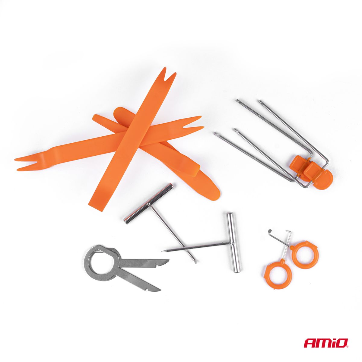KIT D'OUTILS 12 PIÈCES POUR RETIRER LES GARNITURES, SELLERIE, AUTORADIO AMIO