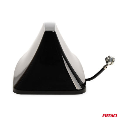 ANTENNE DE VOITURE AM/FM TYPE REQUIN, ADHESIVE ET CABLEE AMIO