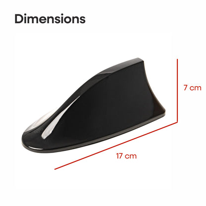 ANTENNE DE VOITURE AM/FM TYPE REQUIN, ADHESIVE ET CABLEE AMIO