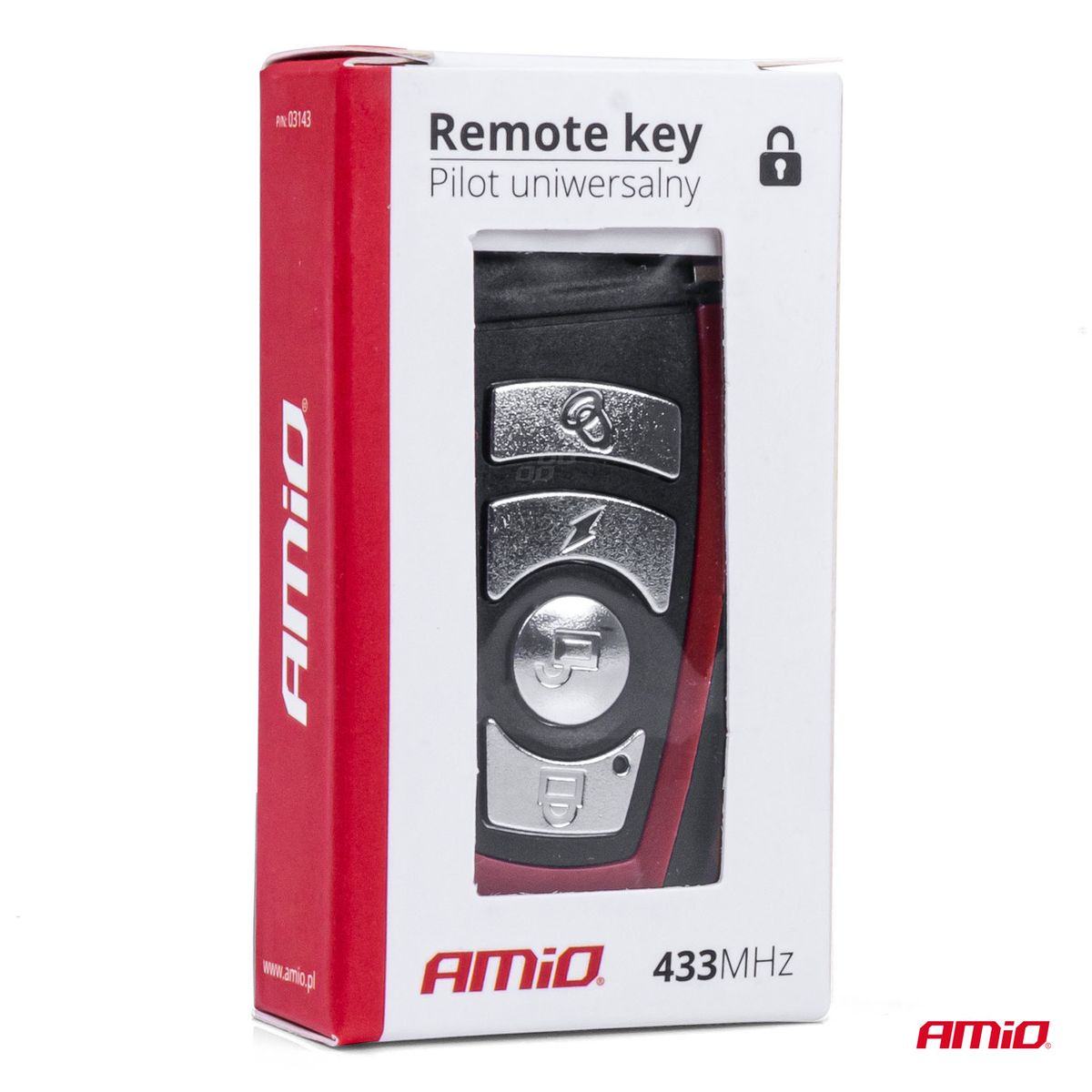 TÉLÉCOMMANDE UNIVERSELLE AVEC 4 BOUTONS AMIO