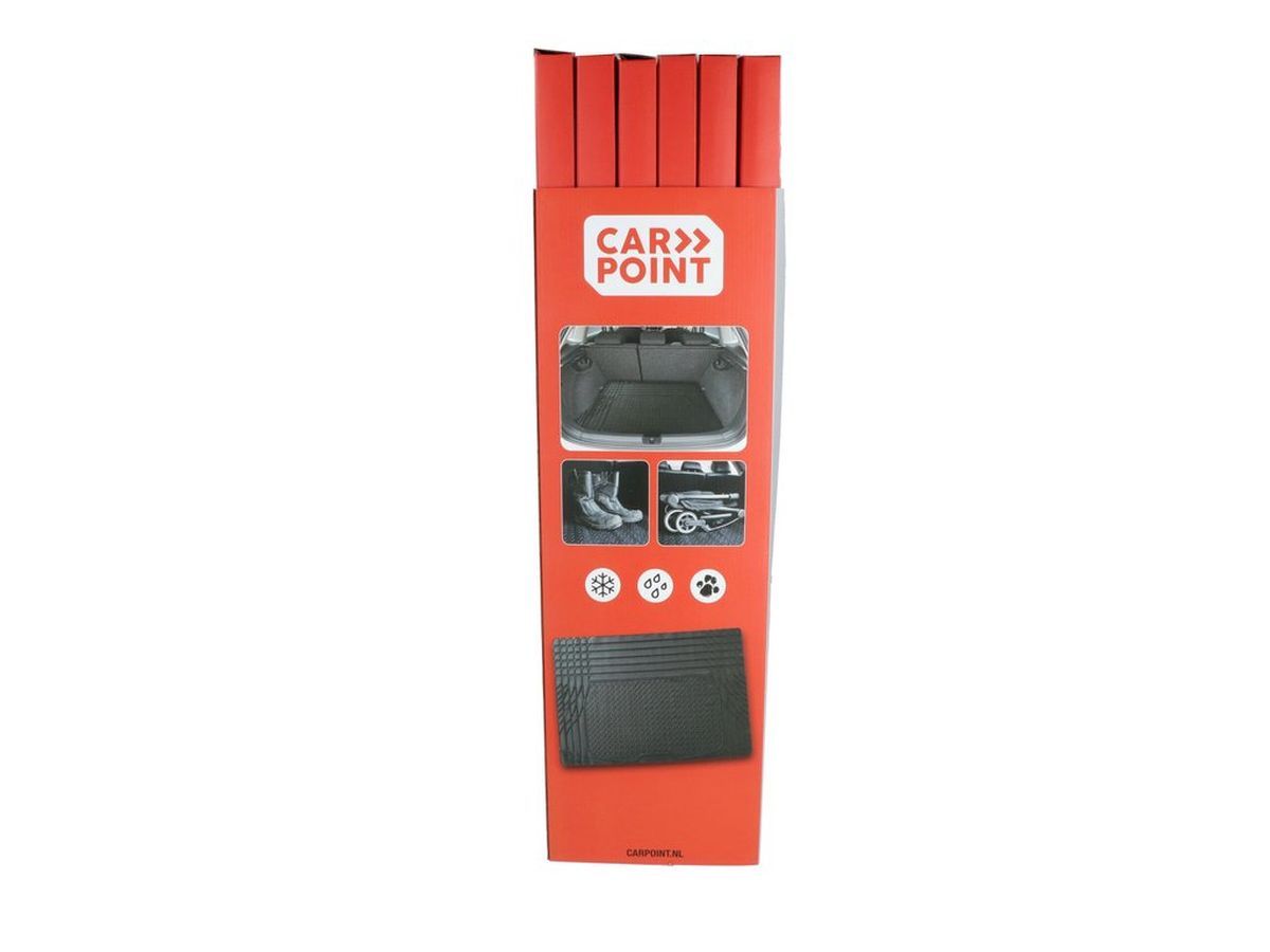 PRESENTOIR  6 TAPIS DE COFFRE CAOUTCHOUC 120X80CM CARPOINT