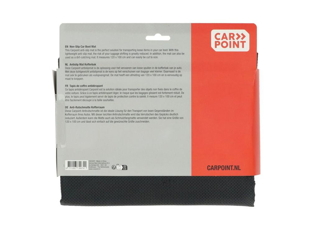 TAPIS DE COFFRE ANTIDERAPANT 120X100CM CARPOINT