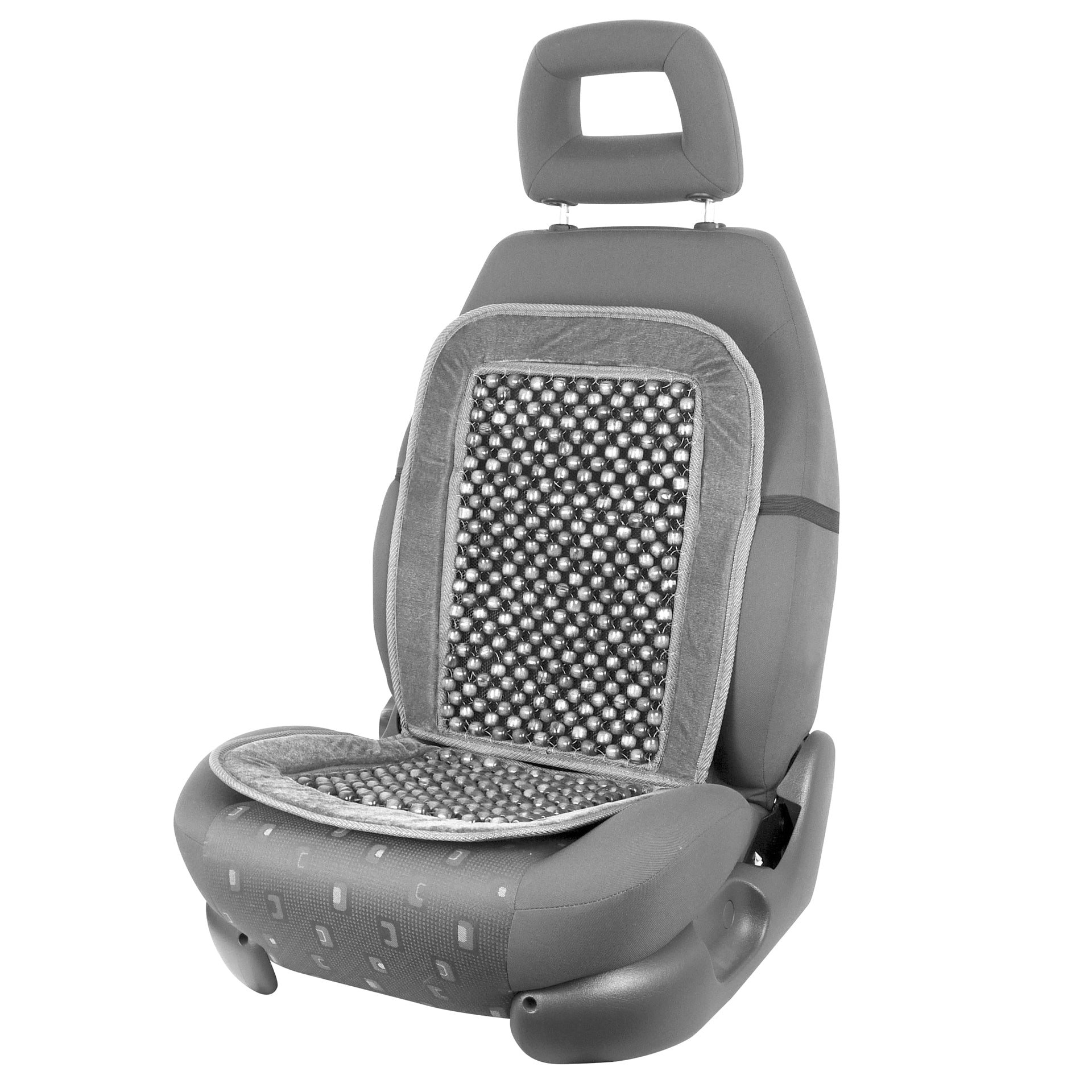 COUVRE SIEGE UNIVERSEL BOIS NOIR/GRIS