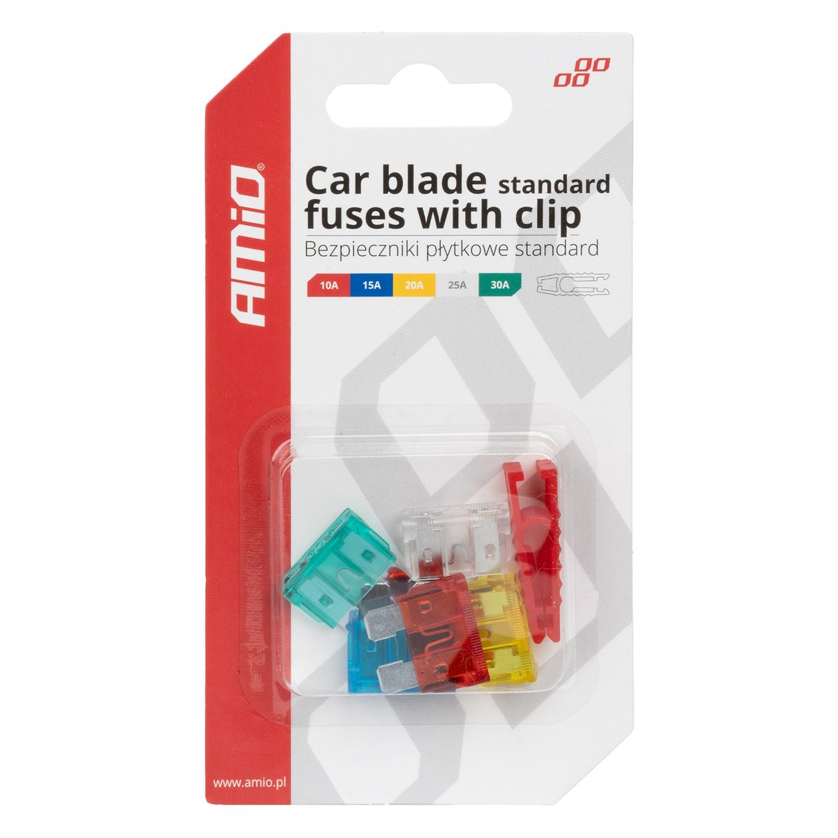 FUSIBLES STANDARD 5PCS AVEC PINCE AMIO