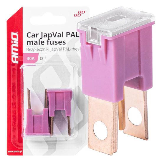FUSIBLE X 2 PAL JAPVAL MÂLE TYPE O 60AMP AMIO